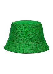Bottega Veneta Intreccio Jacquard Nylon Bucket Hat