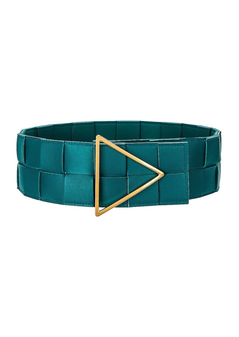 Bottega Veneta Intreccio Triangle Belt