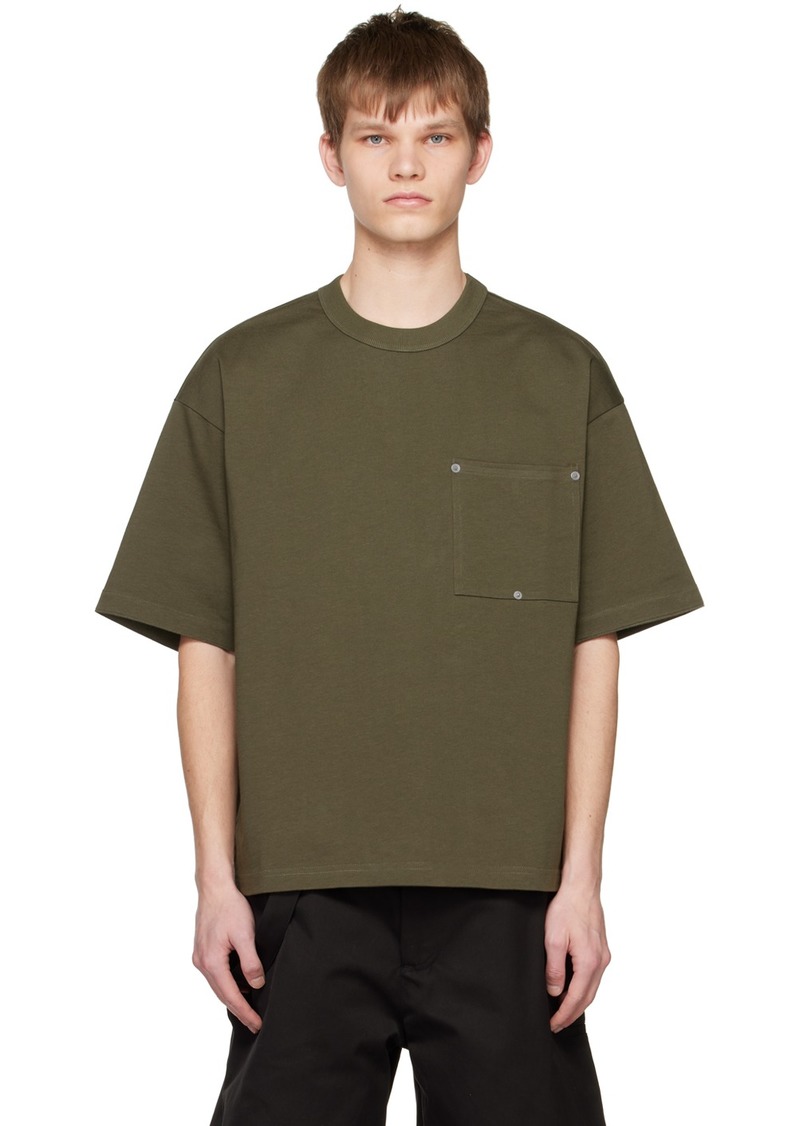 Bottega Veneta Khaki Relaxed-Fit T-Shirt