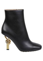 BOTTEGA VENETA Knot leather ankle boots