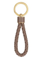 BOTTEGA VENETA LEATHER KEYRING