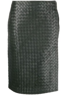 BOTTEGA VENETA Leather skirt
