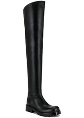 Bottega Veneta Leather Thigh High Boots