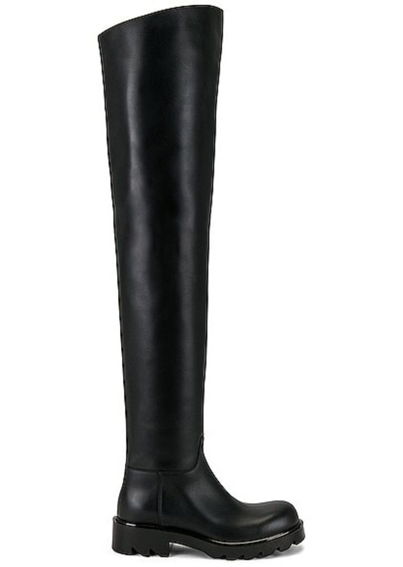 Bottega Veneta Leather Thigh High Boots