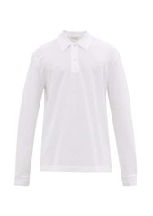Bottega Veneta Long-sleeved cotton-piqué polo shirt