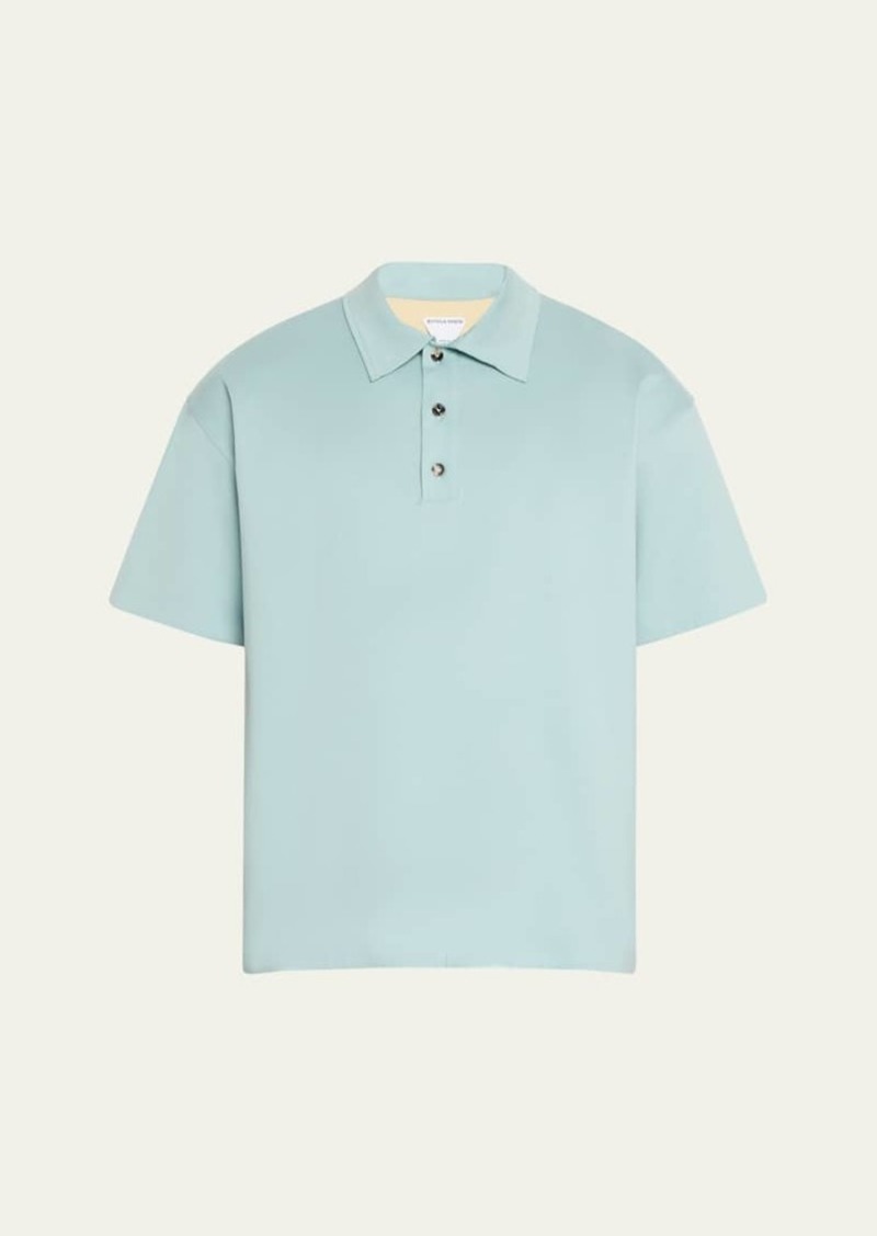 Bottega Veneta Men's Relaxed Cotton Polo Shirt