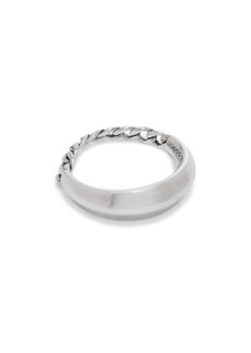 Bottega Veneta Men's Sterling Silver Chain Ring