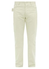 Bottega Veneta Mid-rise cotton-twill utility trousers