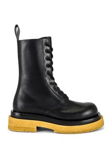 Bottega Veneta Military Calf Lace Up Boot