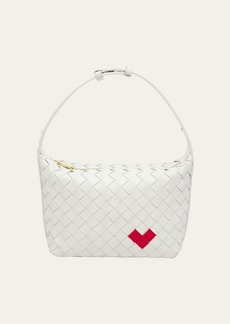 Bottega Veneta Mini Heart Intrecciato Shoulder Bag