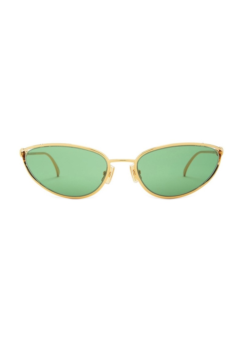 Bottega Veneta Narrow Cat Eye Sunglasses