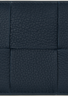 Bottega Veneta Navy Credit Card Holder