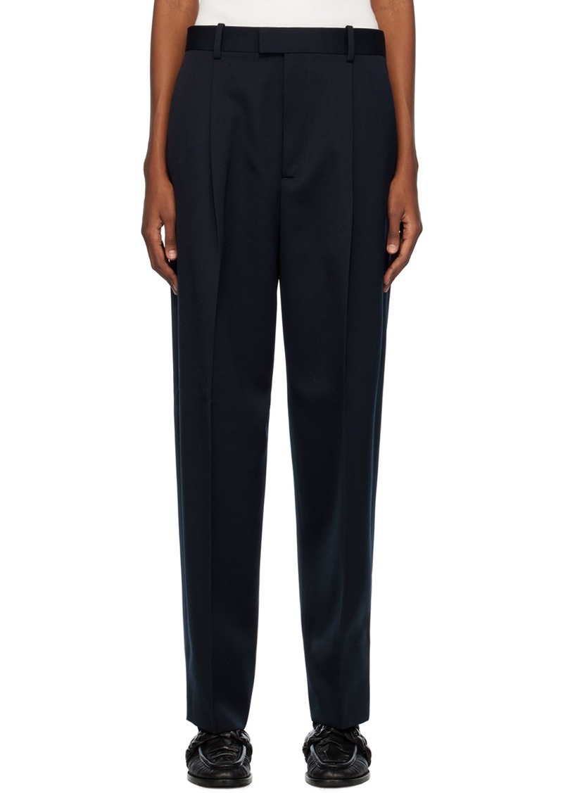 Bottega Veneta Navy Sartorial Trousers