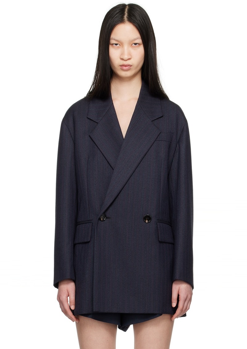 Bottega Veneta Navy Wool Blazer