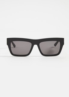 Bottega Veneta New Entry Acetate Square Sunglasses