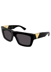 Bottega Veneta New Triangle Rectangular Sunglasses
