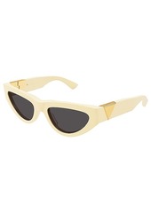 Bottega Veneta New Triangle Cat Eye Sunglasses