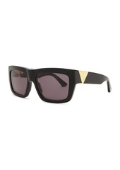 Bottega Veneta New Triangle Acetate Sunglasses