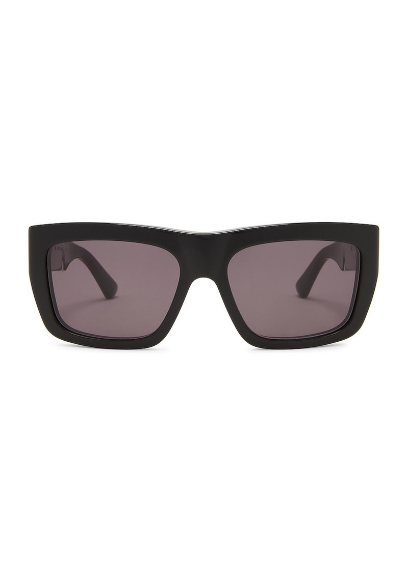 Bottega Veneta New Triangle Acetate Sunglasses