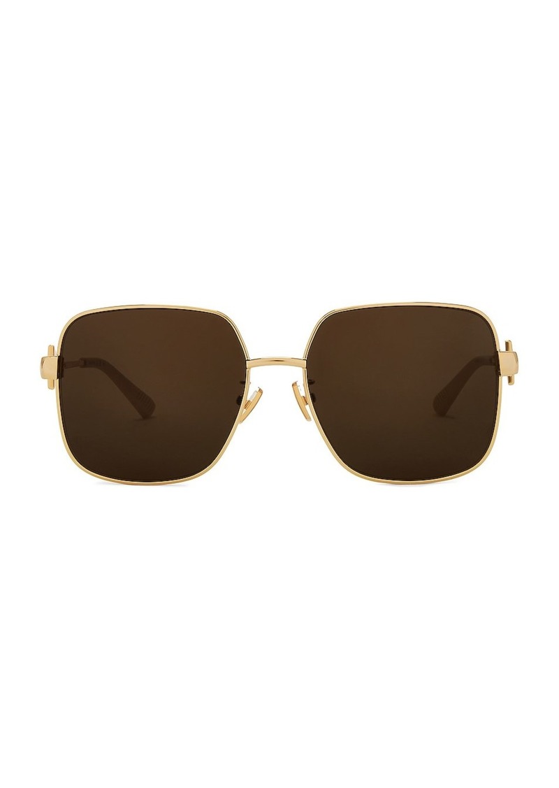 Bottega Veneta New Triangle Square Sunglasses