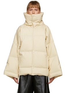 Bottega Veneta Off-White Down Puffer Coat