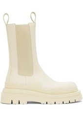 Bottega Veneta Off-White Lug Boots