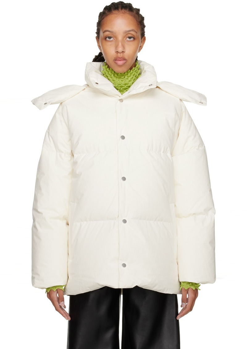 Bottega Veneta Off-White Puffer Down Jacket