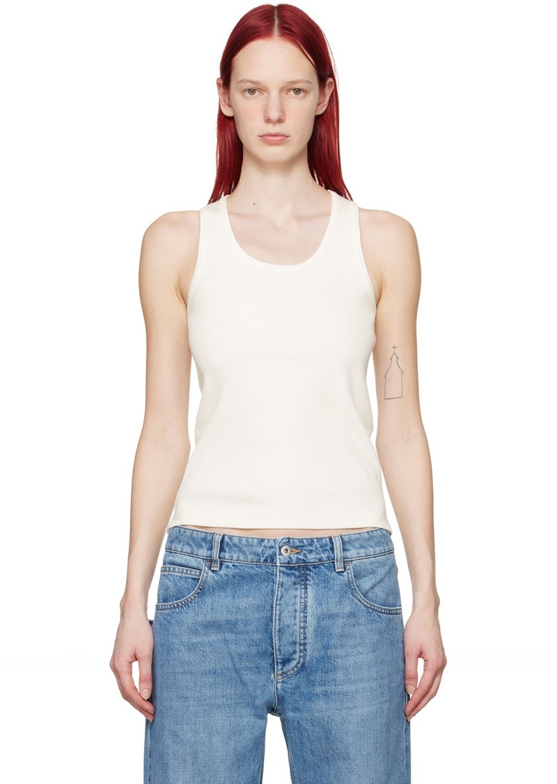 Bottega Veneta Off-White Rib Tank Top