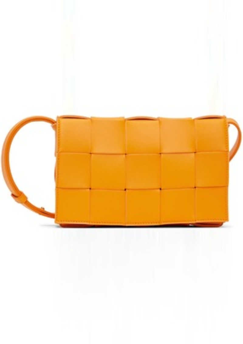 Bottega Veneta Orange Small Cassette Bag