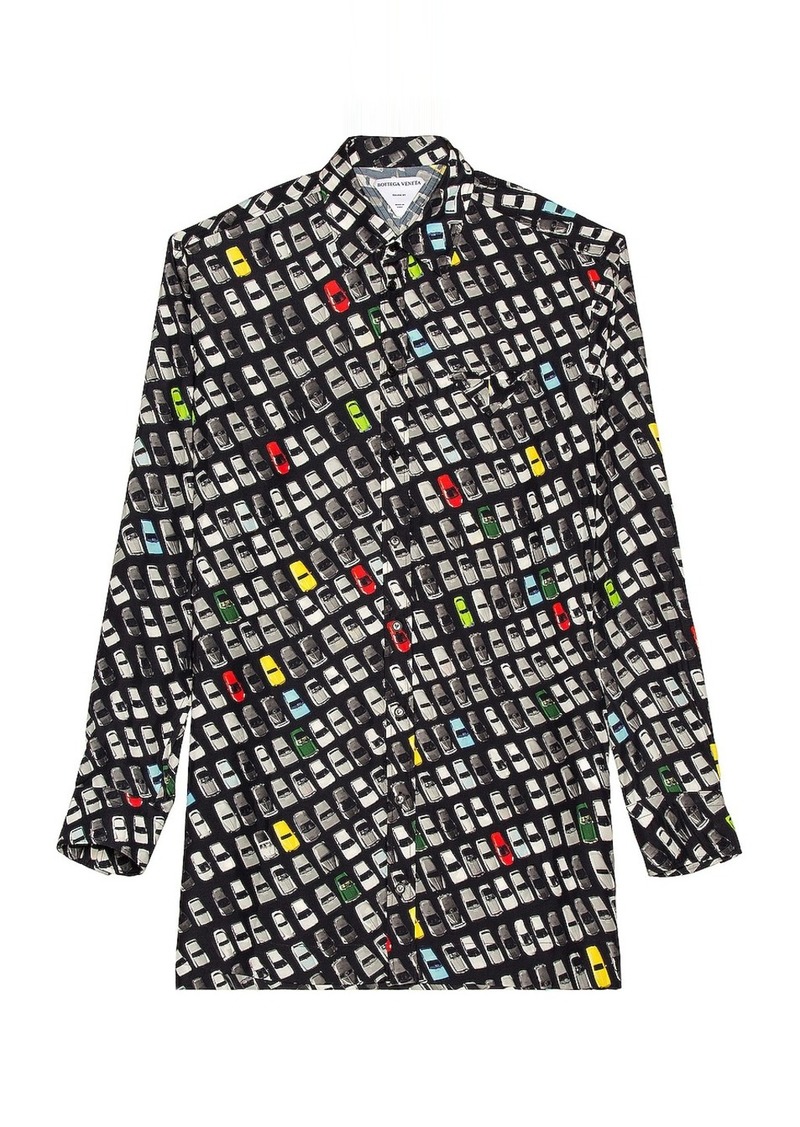 Bottega Veneta Photographic Car Print Shirt