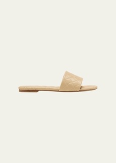 Bottega Veneta Quilted Leather Flat Slide Sandals