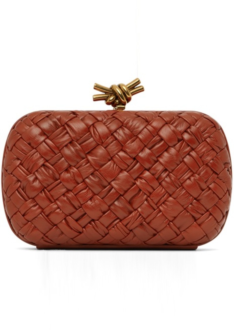 Bottega Veneta Red Knot Minaudiere Clutch