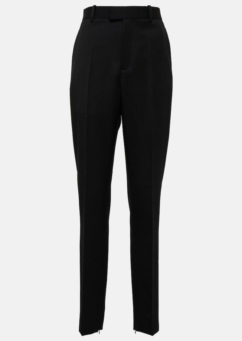 Bottega Veneta Sartorial high-rise wool slim pants