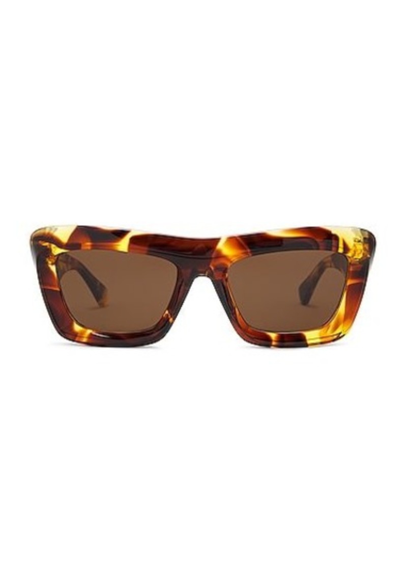 Bottega Veneta Scoop Rectangular Sunglasses