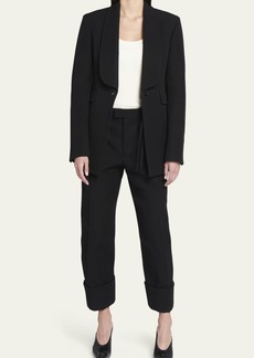 Bottega Veneta Shawl-Collar Cotton Ottoman Jacket