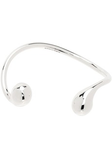 Bottega Veneta Silver Drop Cuff Bracelet