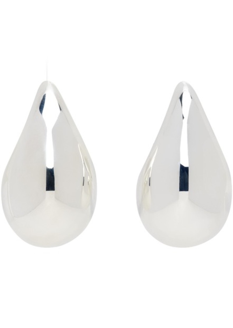 Bottega Veneta Silver Drop Medium Earrings