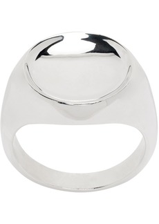 Bottega Veneta Silver Signet Ring