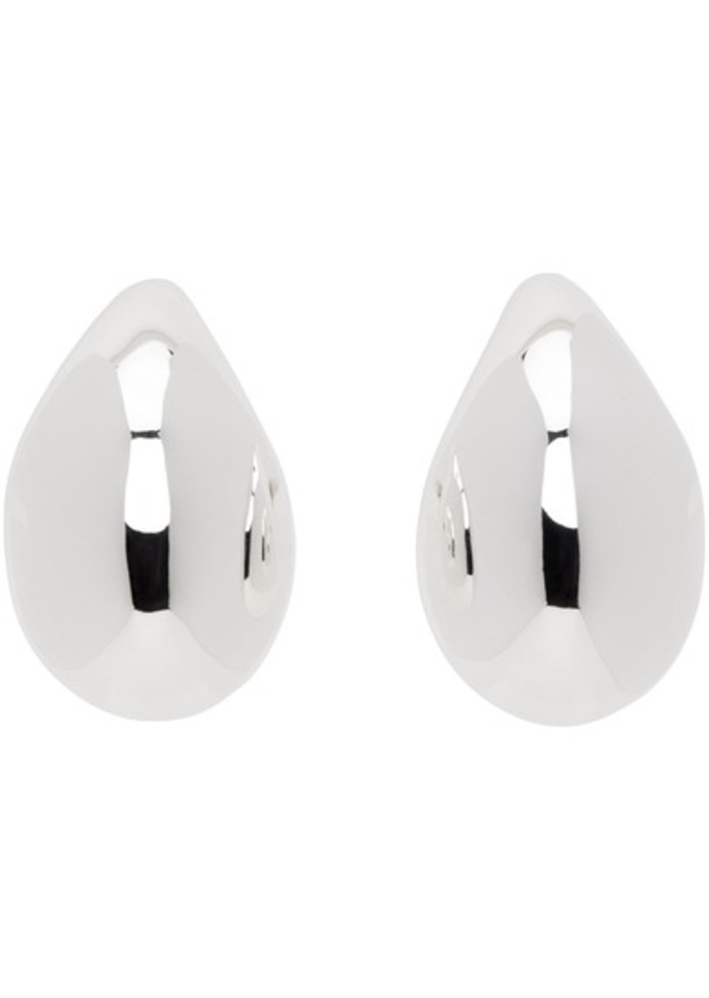 Bottega Veneta Silver Small Drop Earrings