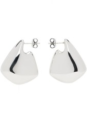 Bottega Veneta Silver Small Fin Earrings