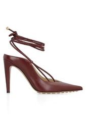 BOTTEGA VENETA SPRITZ LEATHER SLINGBACK PUMPS