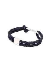 Bottega Veneta Sterling Silver Nappa Bracelet