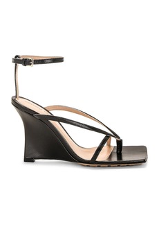 Bottega Veneta Stretch Ankle Strap Wedge Sandal