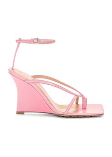 Bottega Veneta Stretch Ankle Strap Wedge Sandal