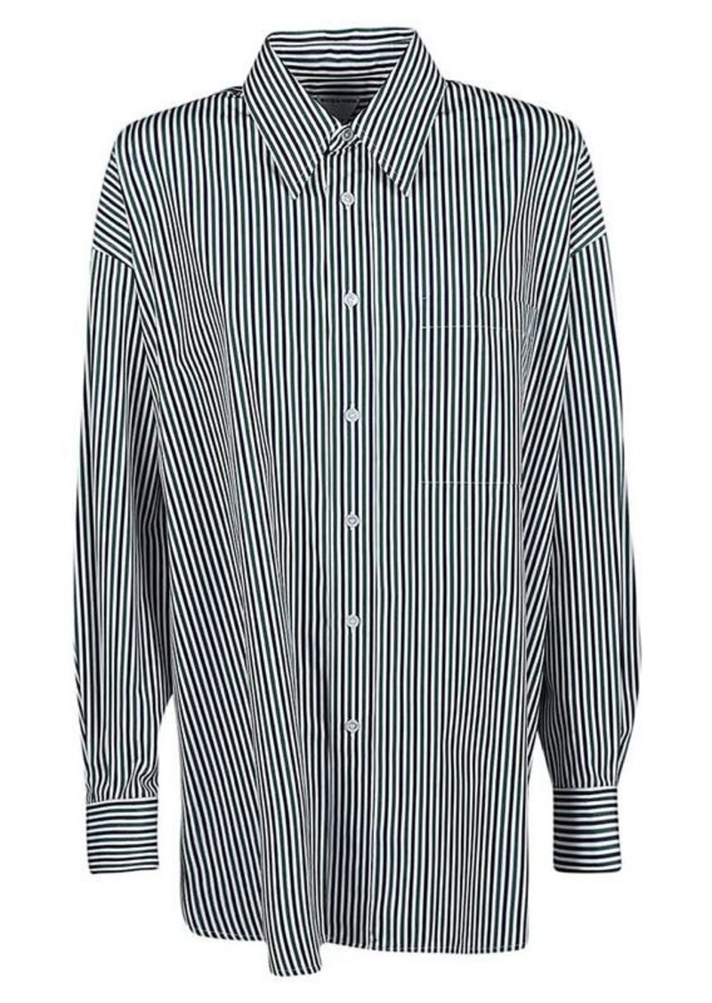 BOTTEGA VENETA Striped cotton shirt