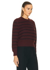 Bottega Veneta Striped Rib Knit Sweater
