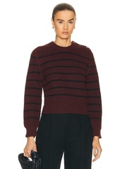 Bottega Veneta Striped Rib Knit Sweater