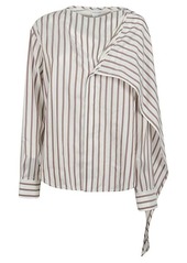 BOTTEGA VENETA Striped silk shirt