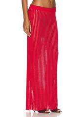 Bottega Veneta Stripes Long Skirt