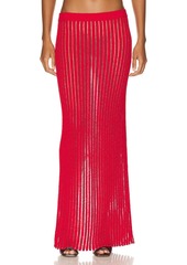 Bottega Veneta Stripes Long Skirt